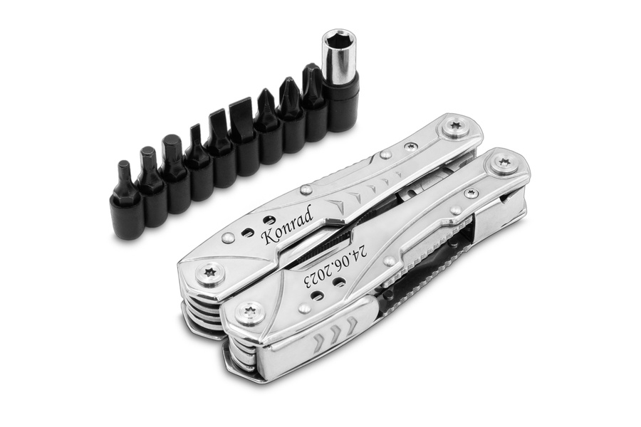 MULTITOOL Narzędzie Wielofunkcyjne Srebrne GRAWER