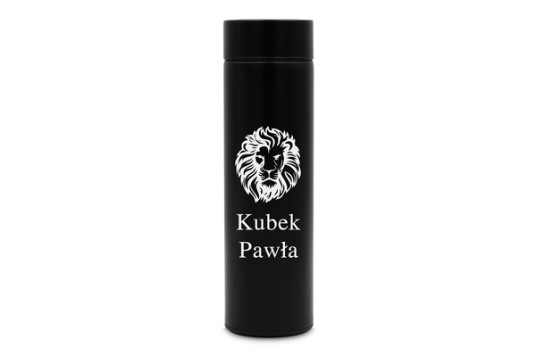 Kubek Termiczny TERMOS Wskaźnik LED z GRAWEREM